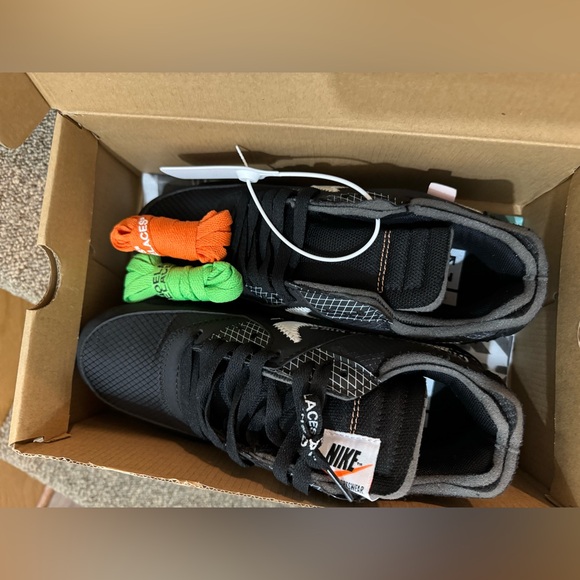 OFF-WHITEx NIKE - THE 10: NIKE AIR MAX 90 AA7293 001 - Picture 4 of 5